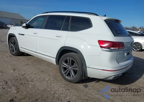 2021 Volkswagen Atlas 3.6L V6 Se W/Technology R-Line from USA, damaged, VIN 1V2RR2CA7MC587264